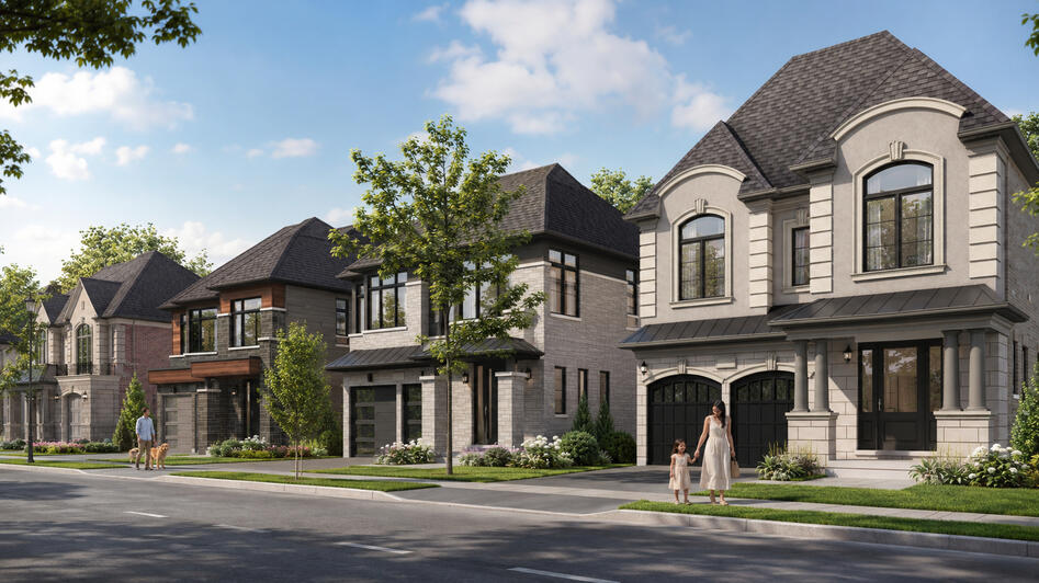Thornhill Trails in Vaughan by Remington street view