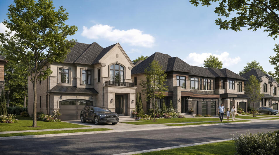 Thornhill Trails in Vaughan by Remington street view