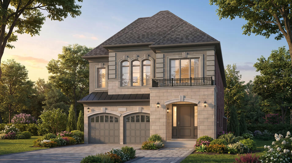 The Legacy Millcroft in Burlington by Hallett Homes elevation B